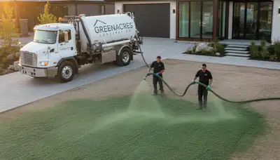 Hydroseeding lawn installation by Chop Chop Landscaping in Wilmington, NC for lush coastal grass growth