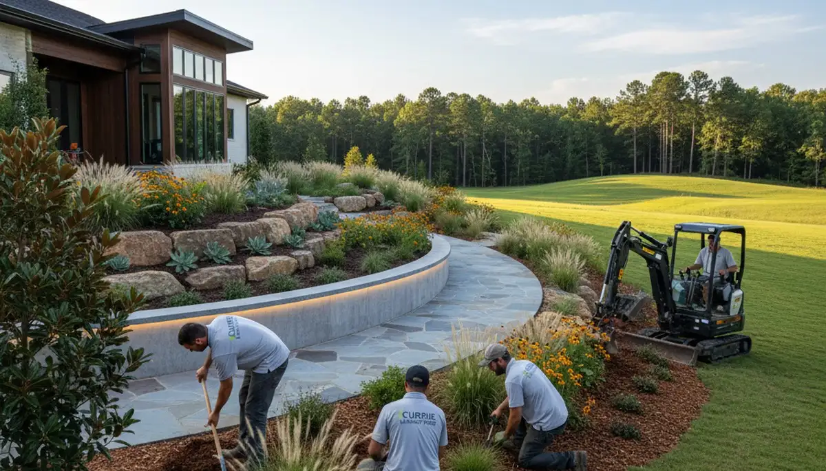 Landscaping team in Wilmington, NC providing professional lawn and garden services