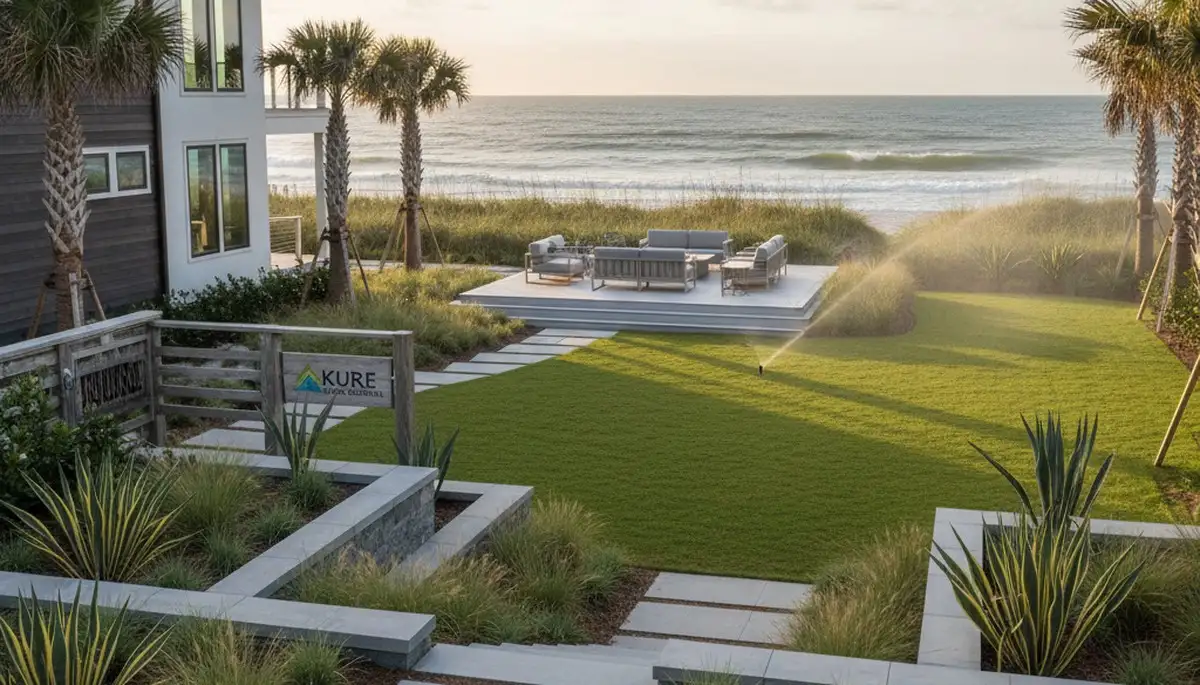 Landscaping service in Wilmington, NC for professional lawn care and outdoor property maintenance