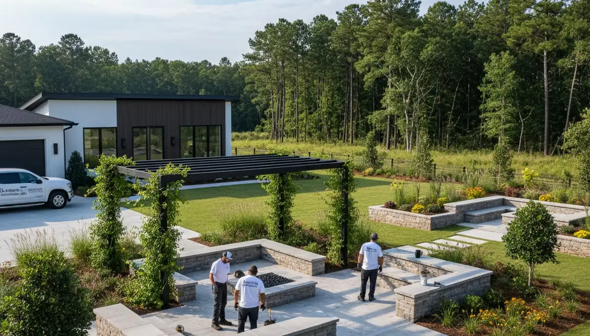 Landscaping services in Wilmington, NC for residential yards and outdoor property care